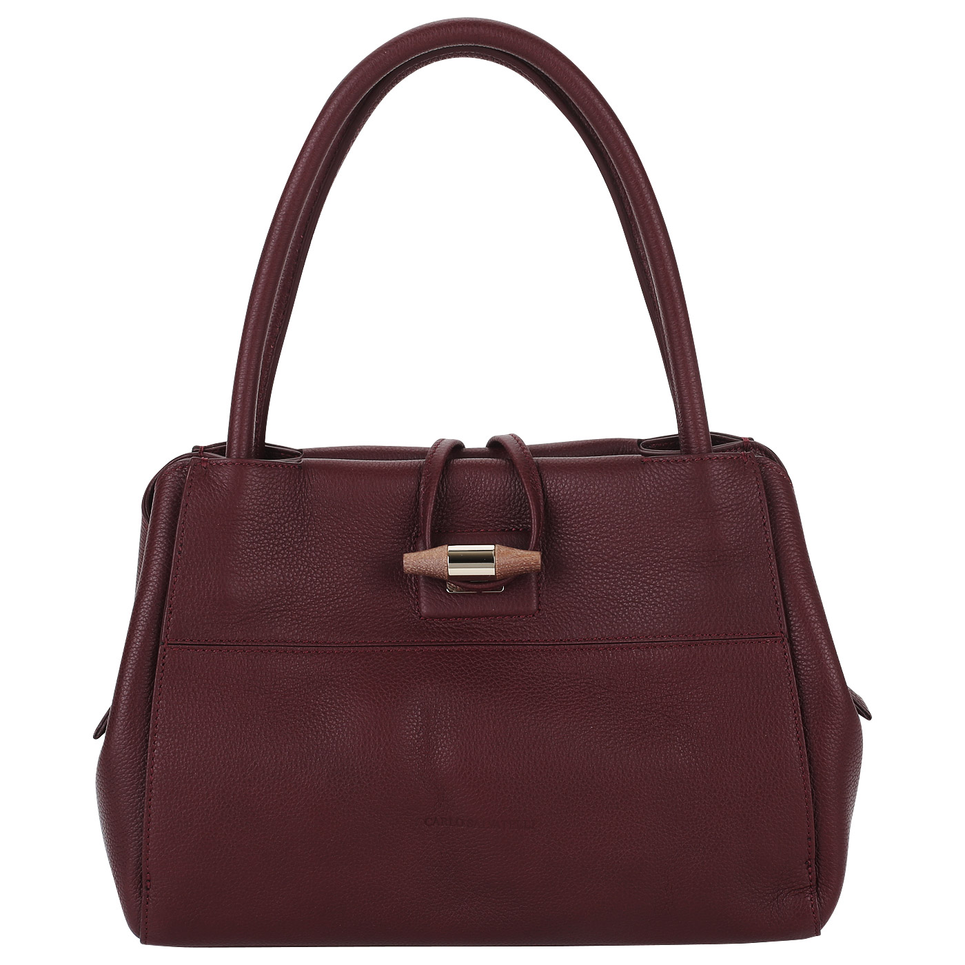 Carlo Salvatelli Мягкая кожаная сумка