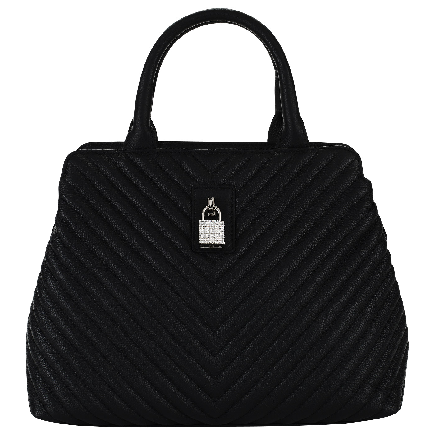 Marina Creazioni Женская стеганая сумка из натуральной кожи