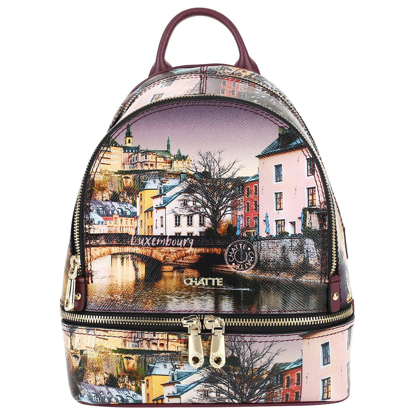 Chatte Рюкзак из натурального сафьяна