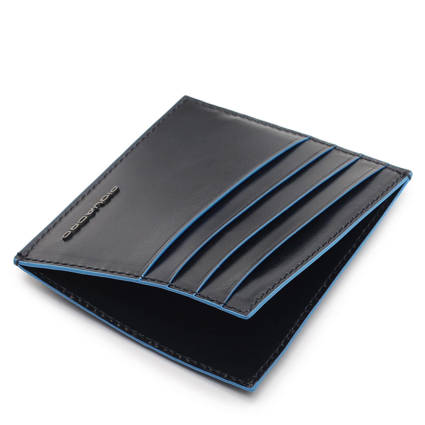 Кожаная визитница Piquadro Blue square