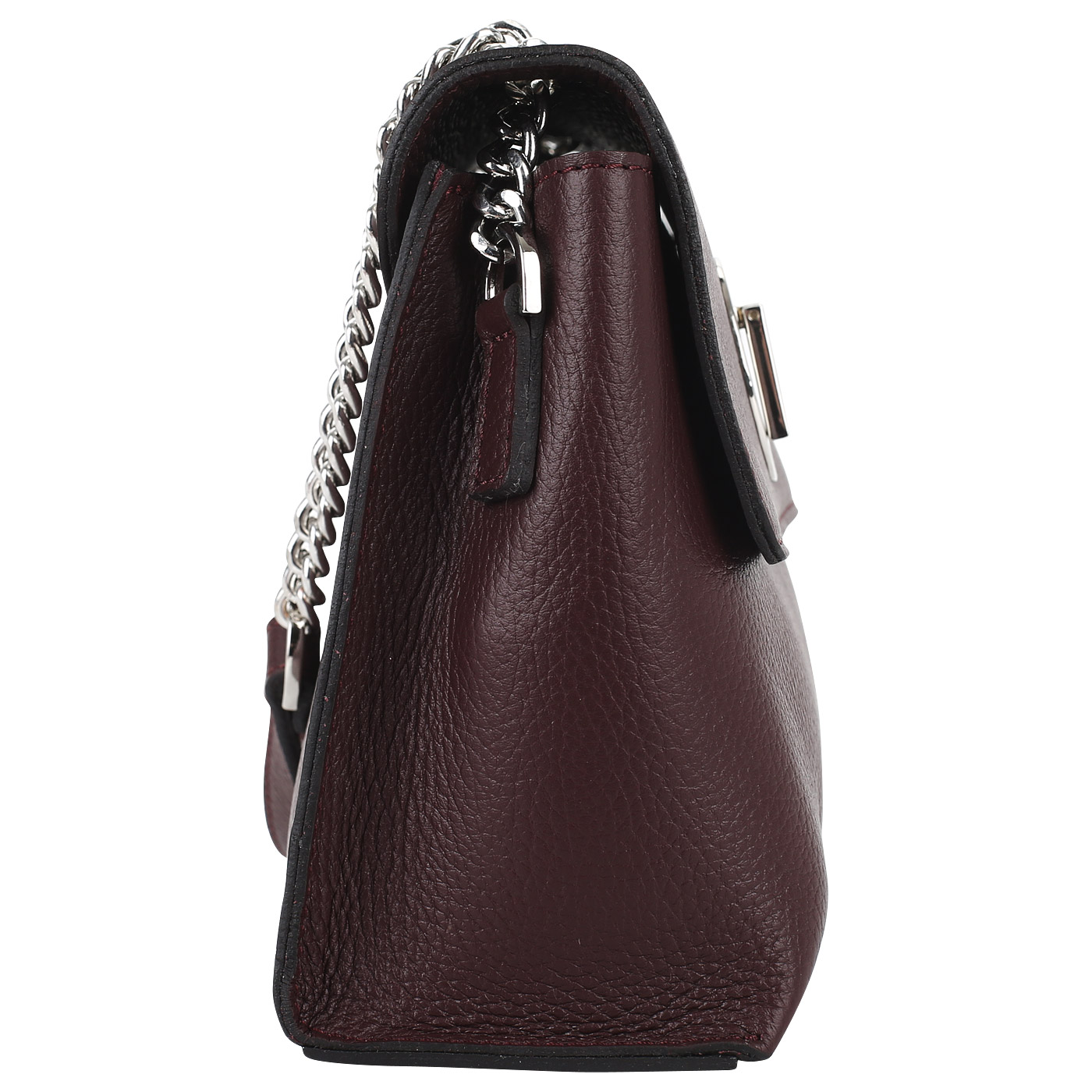 Бордовая сумочка через плечо Chatte 