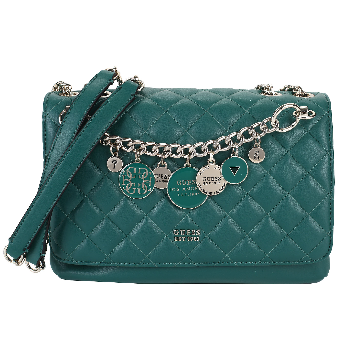 Guess Стеганая сумочка с двумя отделами