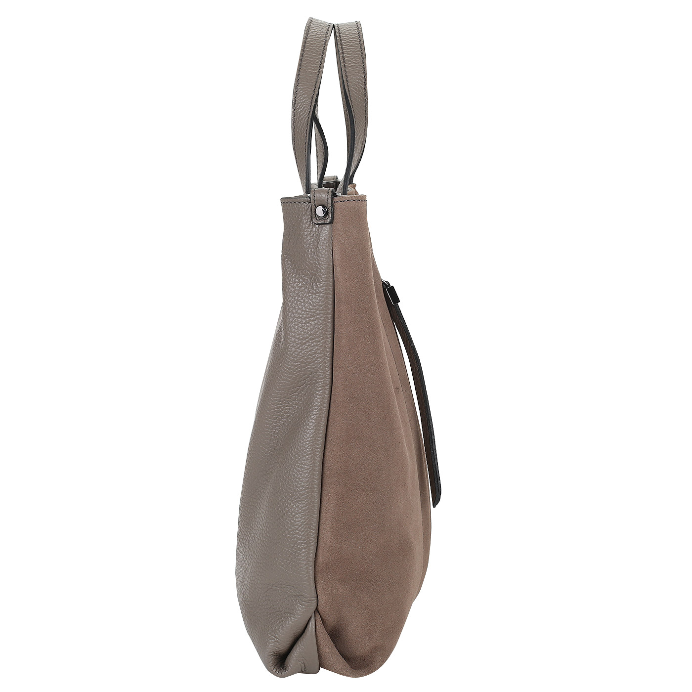 Вместительная сумка из кожи и замши Ripani Clivia