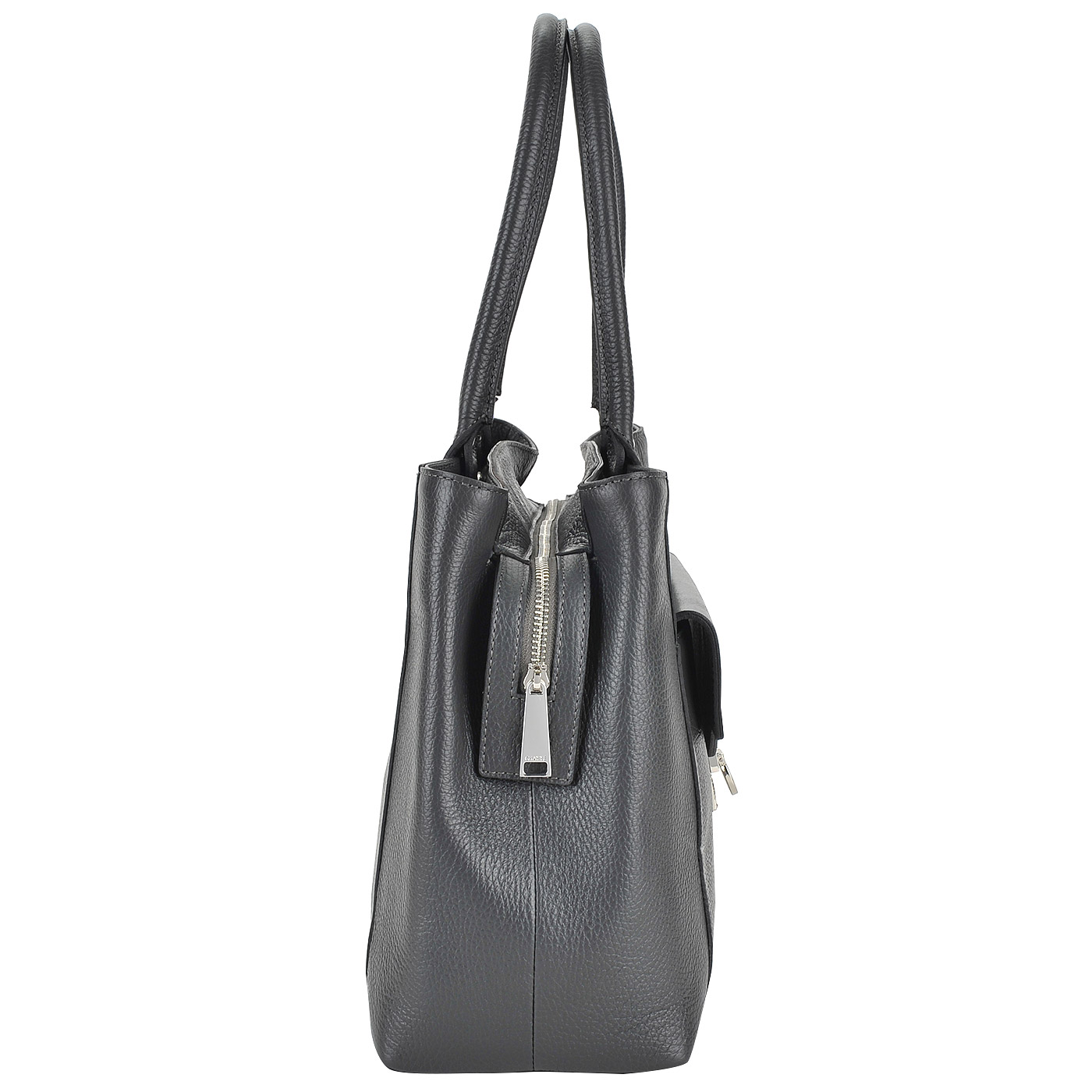 Женская кожаная сумка с длинными ручками Chatte 