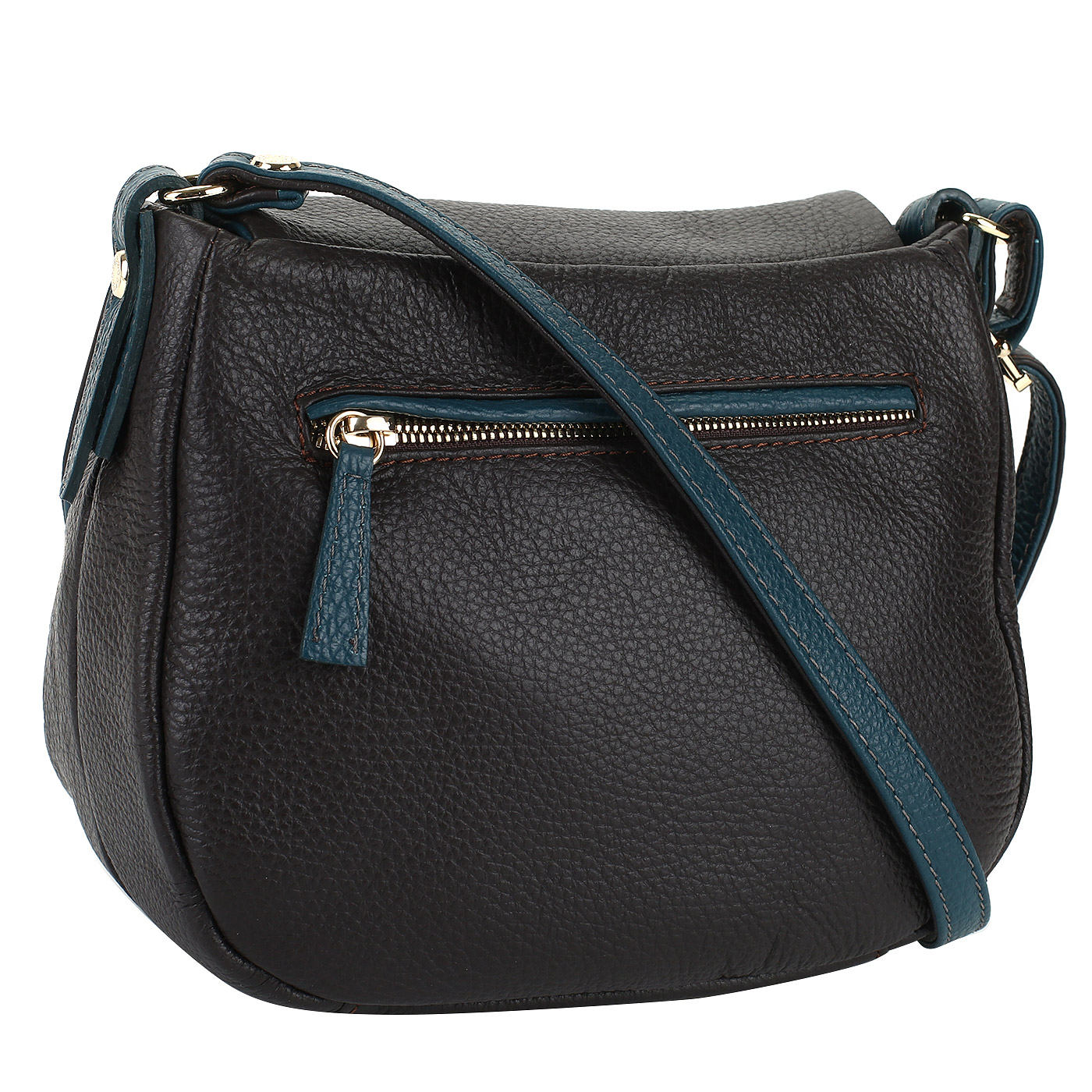 Кожаная сумочка-седло Bruno Rossi 