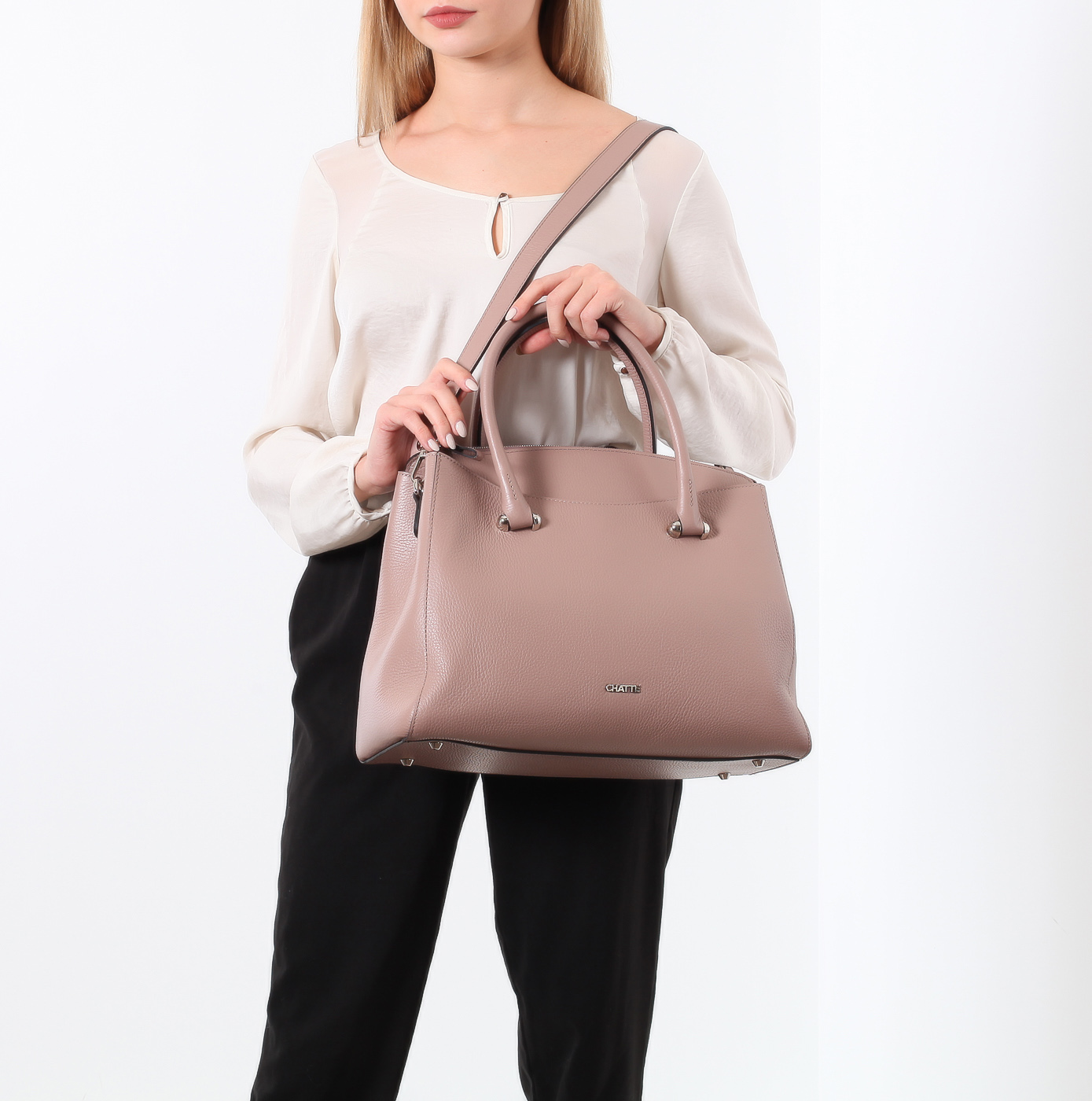 Сумка цвета какао Chatte Marseille