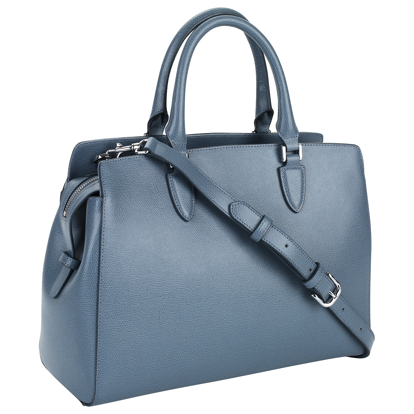 Женская кожаная сумка с плечевым ремешком Aurelli Alma