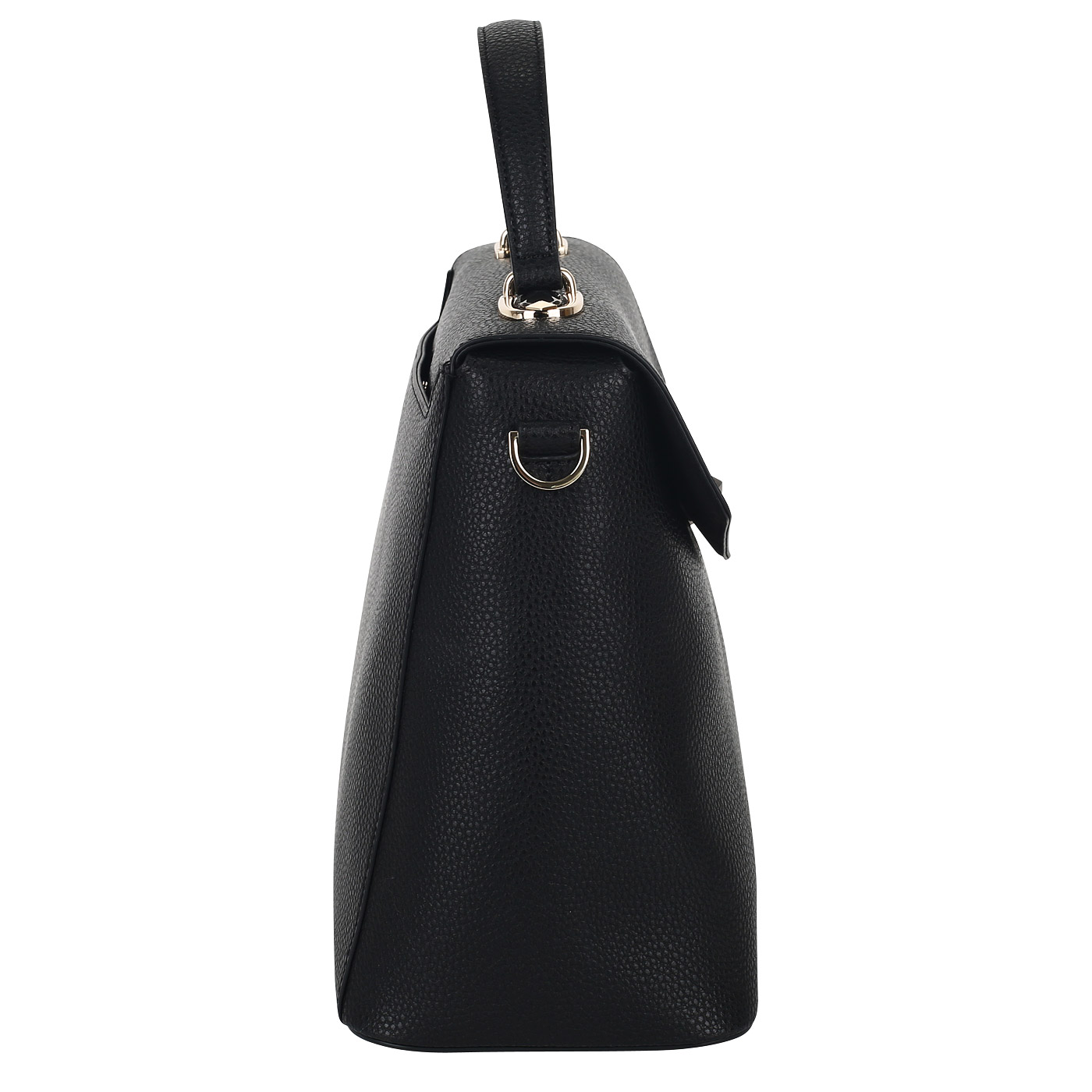 Чёрная кожаная сумка Cromia Mina