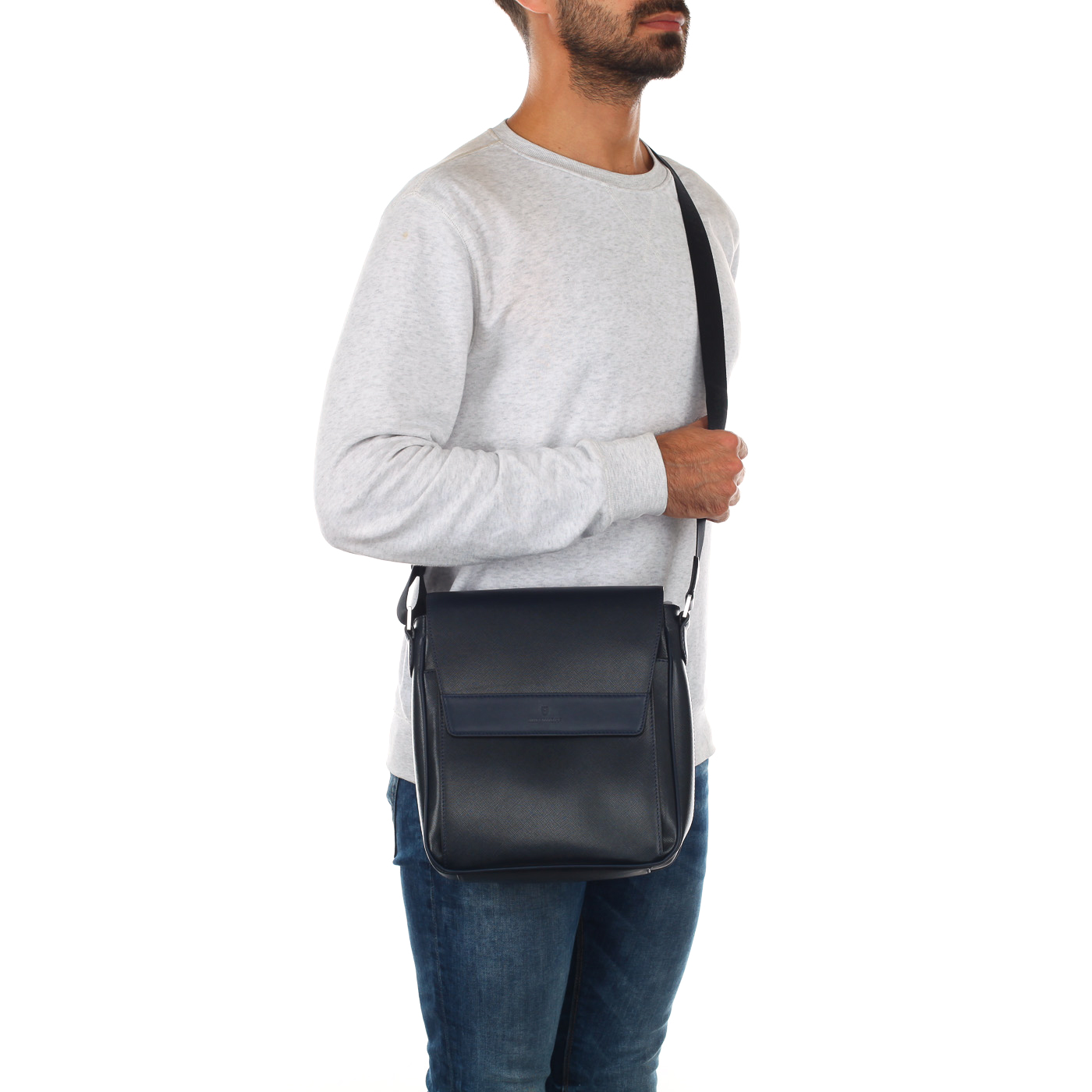 Мужская компактная сумка из прочной сафьяновой кожи Mayrhoff Lord Aston