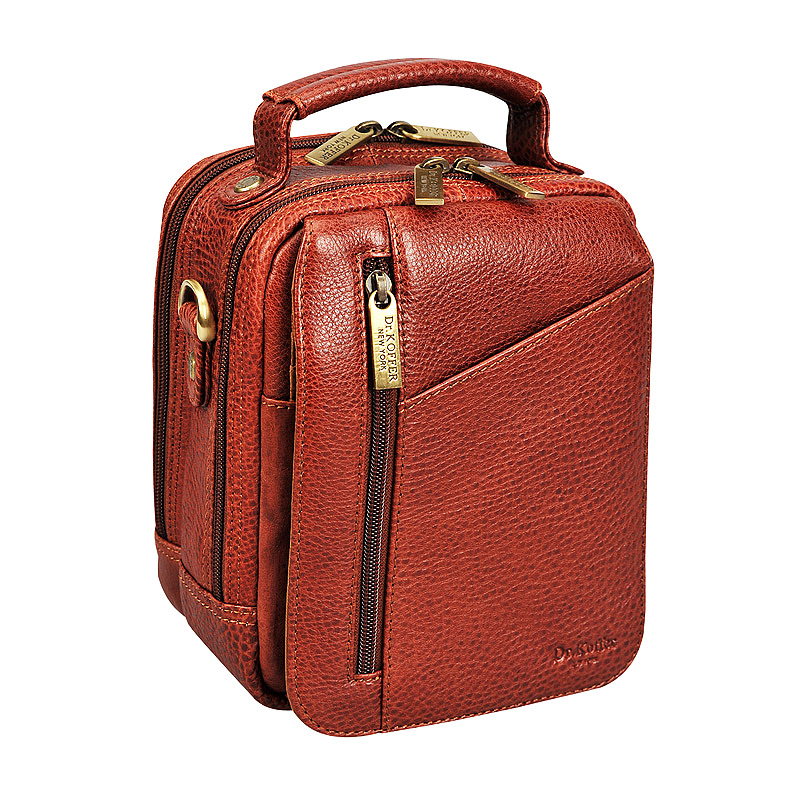 Мужская кожаная деловая сумка Dr. Koffer 