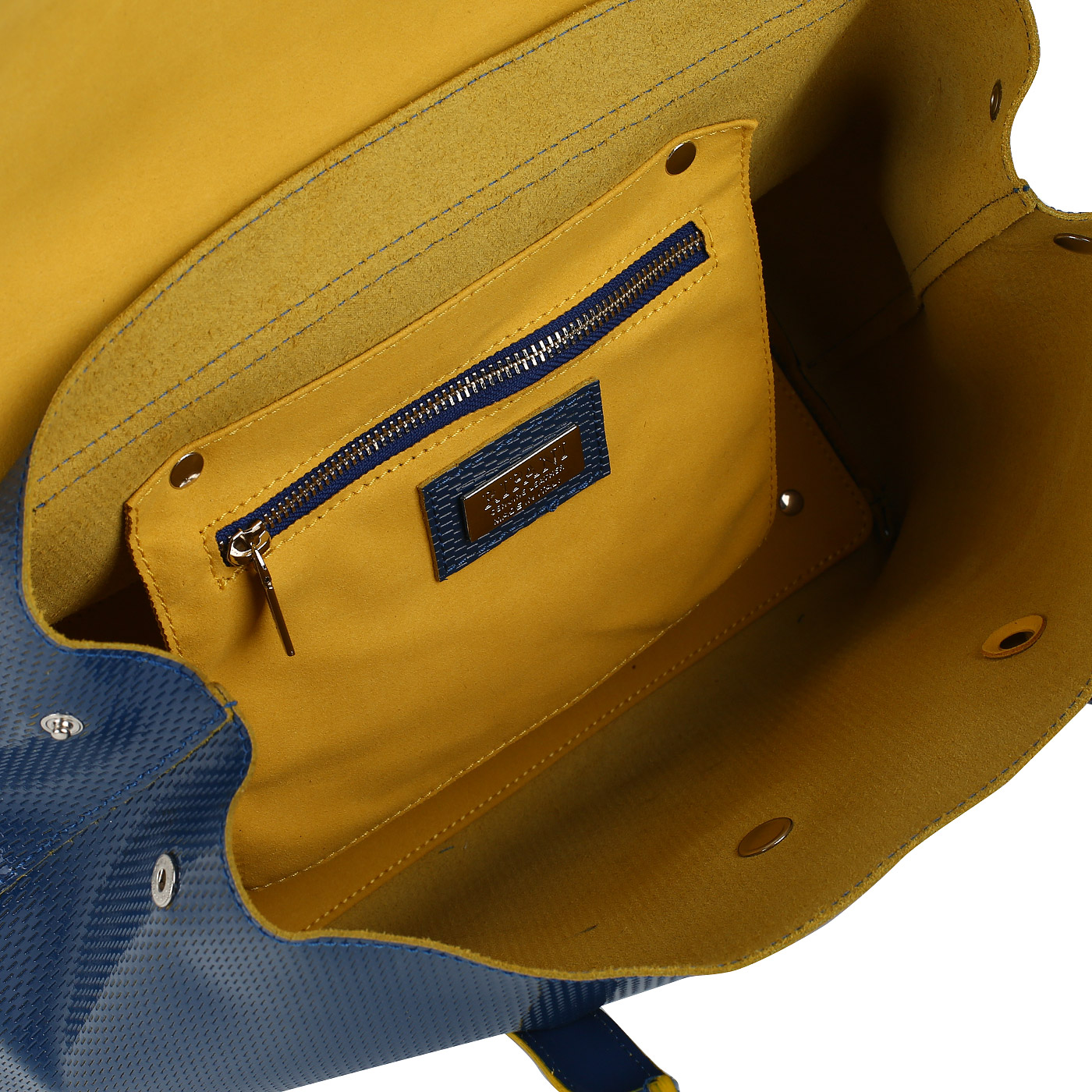 Вместительная сумка из лаковой кожи Ripani Glassa