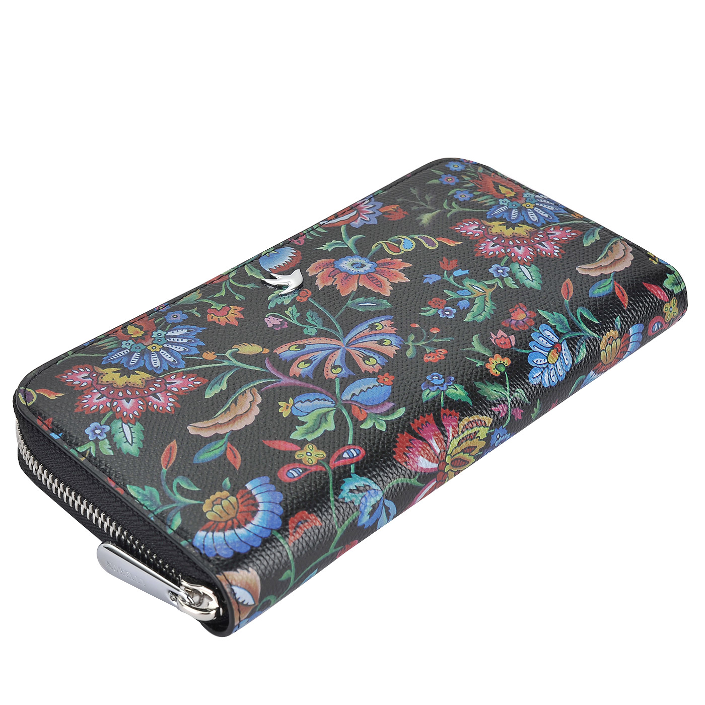 Женское кожаное портмоне с принтом Aurelli Alma fiore