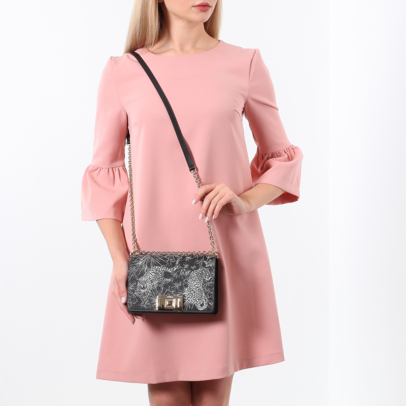 Сумка кросс-боди с принтом Furla Mimi