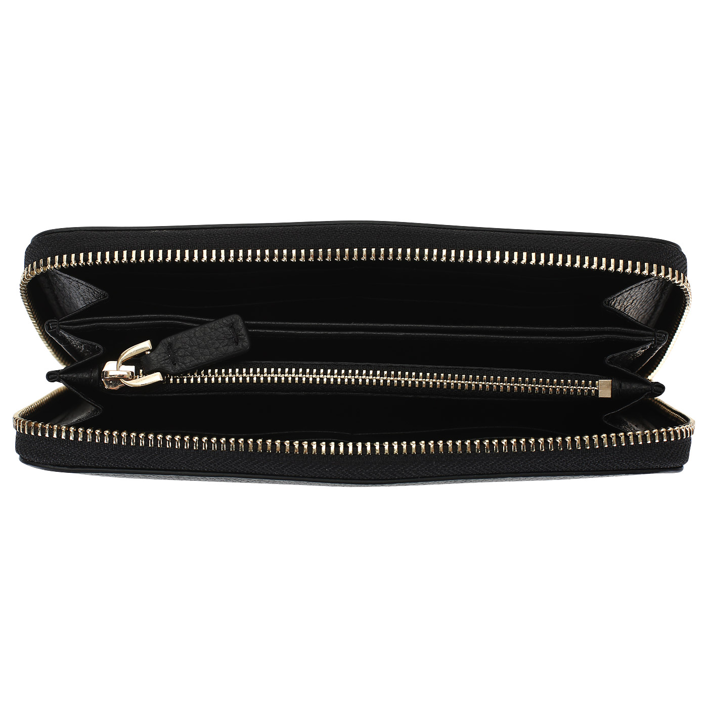 Черное кожаное портмоне Coccinelle Becca