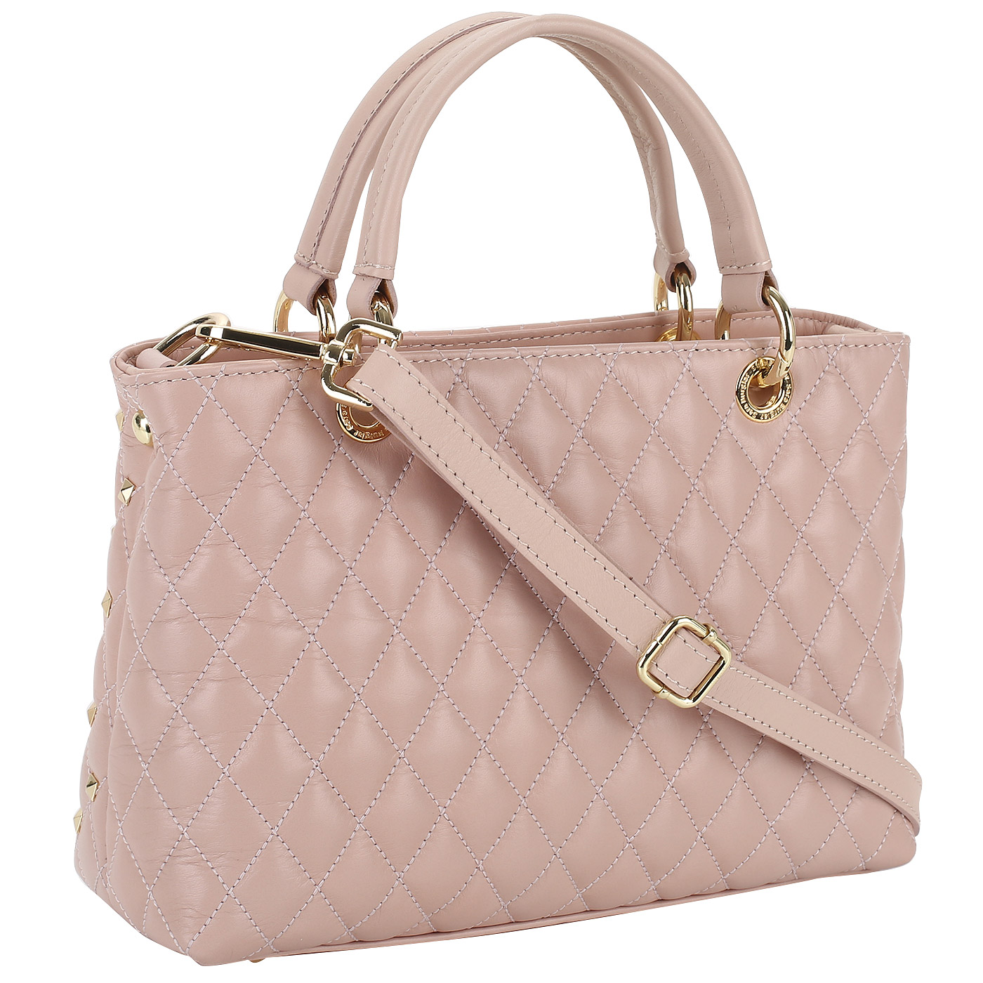 Кожаная сумка с клепками Sara Burglar Nelly Star