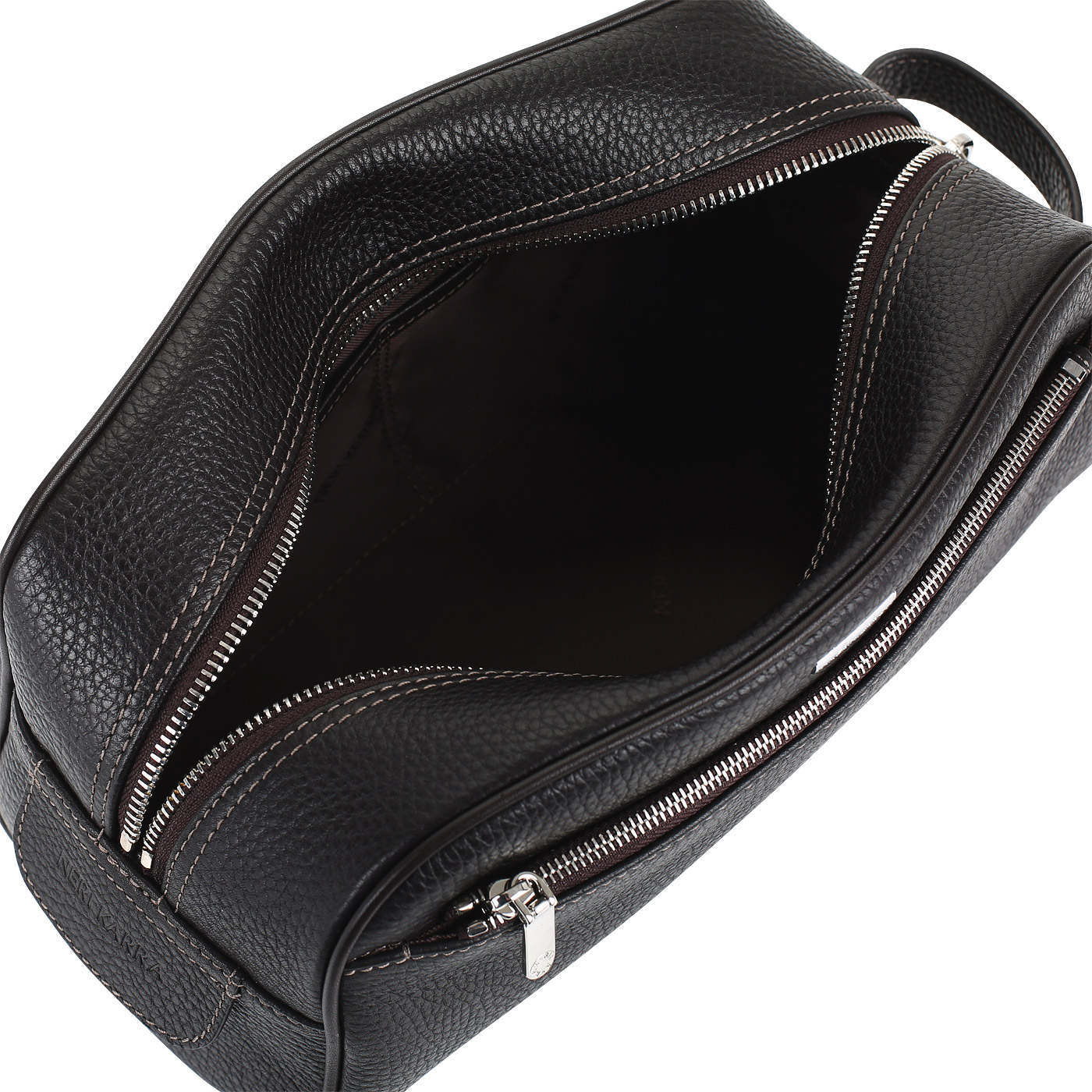 Кожаный несессер на молнии Neri Karra 