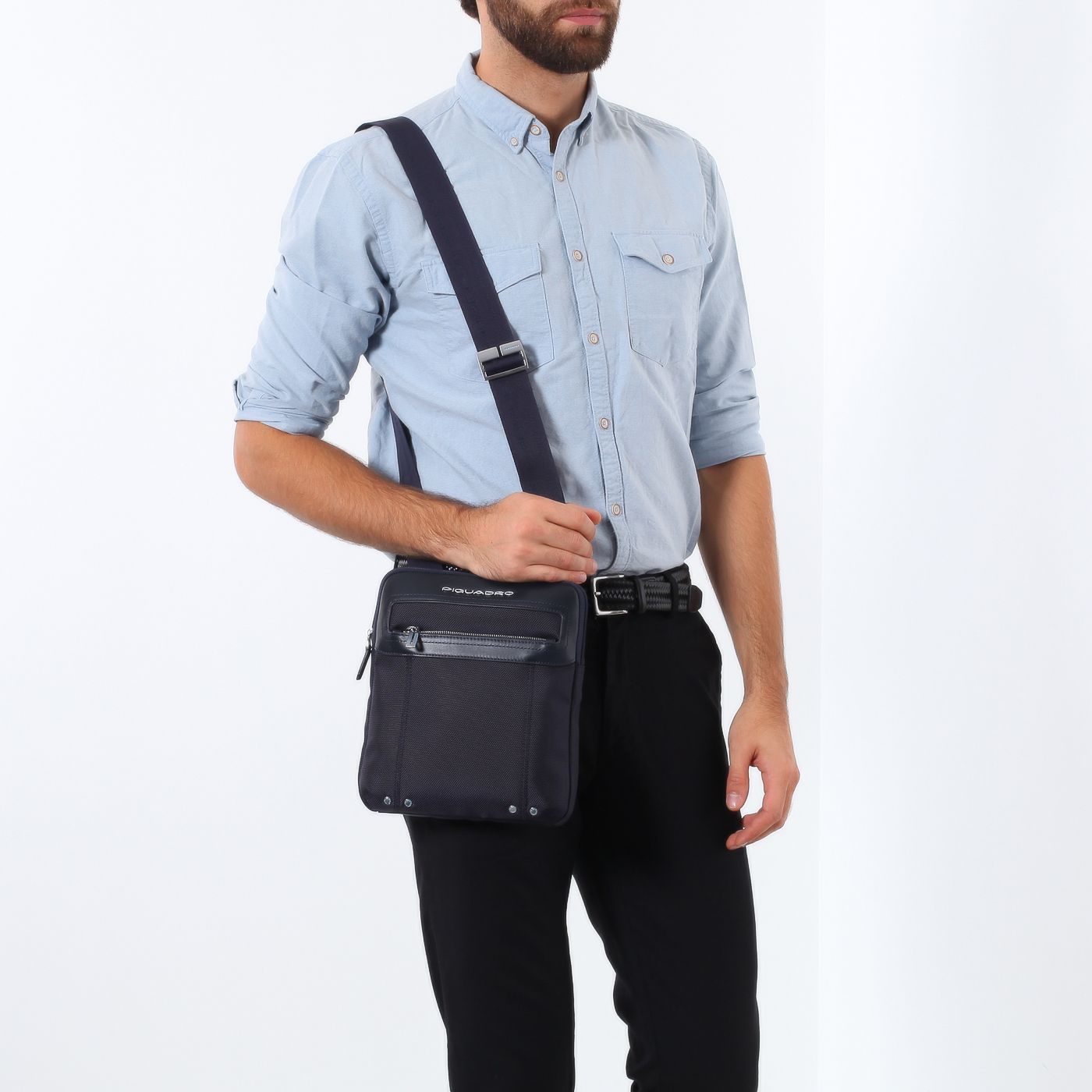 Комбинированная сумка через плечо Piquadro Link