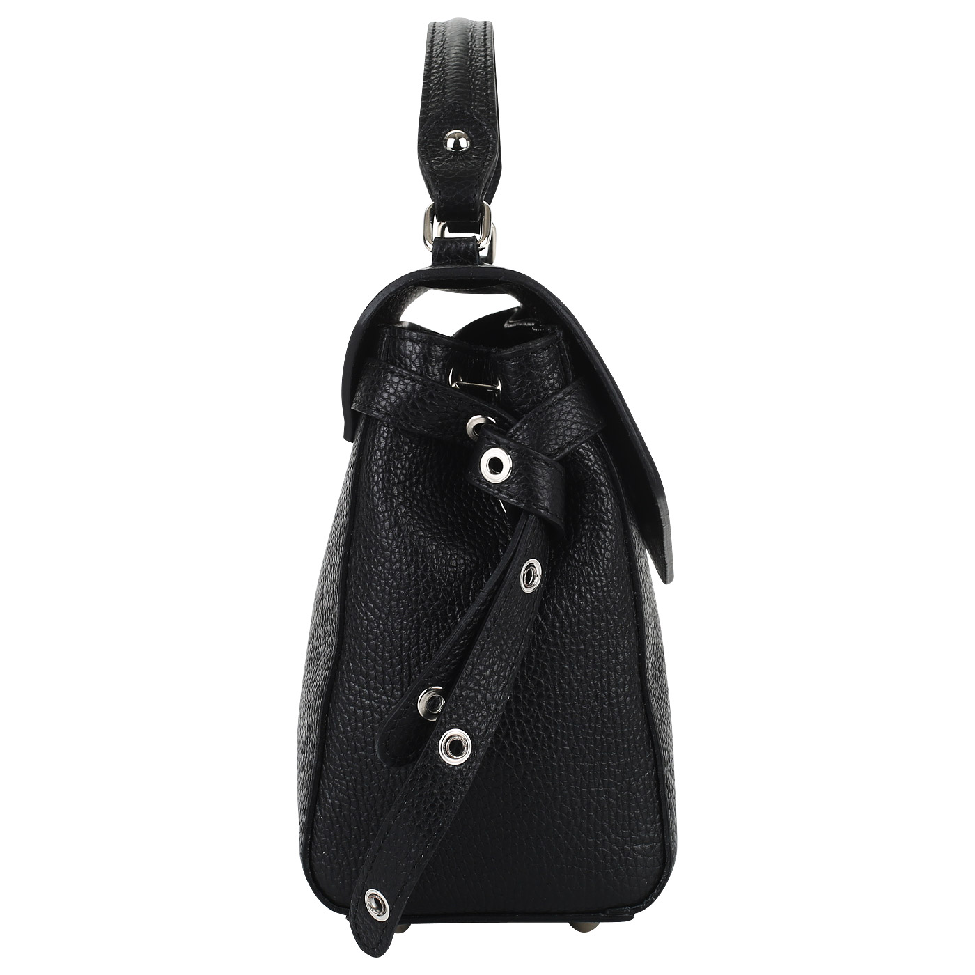 Черная кожаная сумка Piumelli Bruxelles