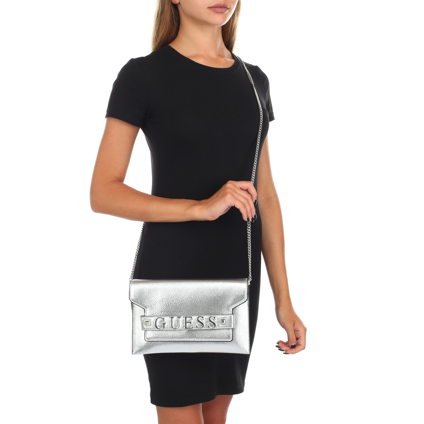 Сумочка-клатч с цепочкой Guess Felix