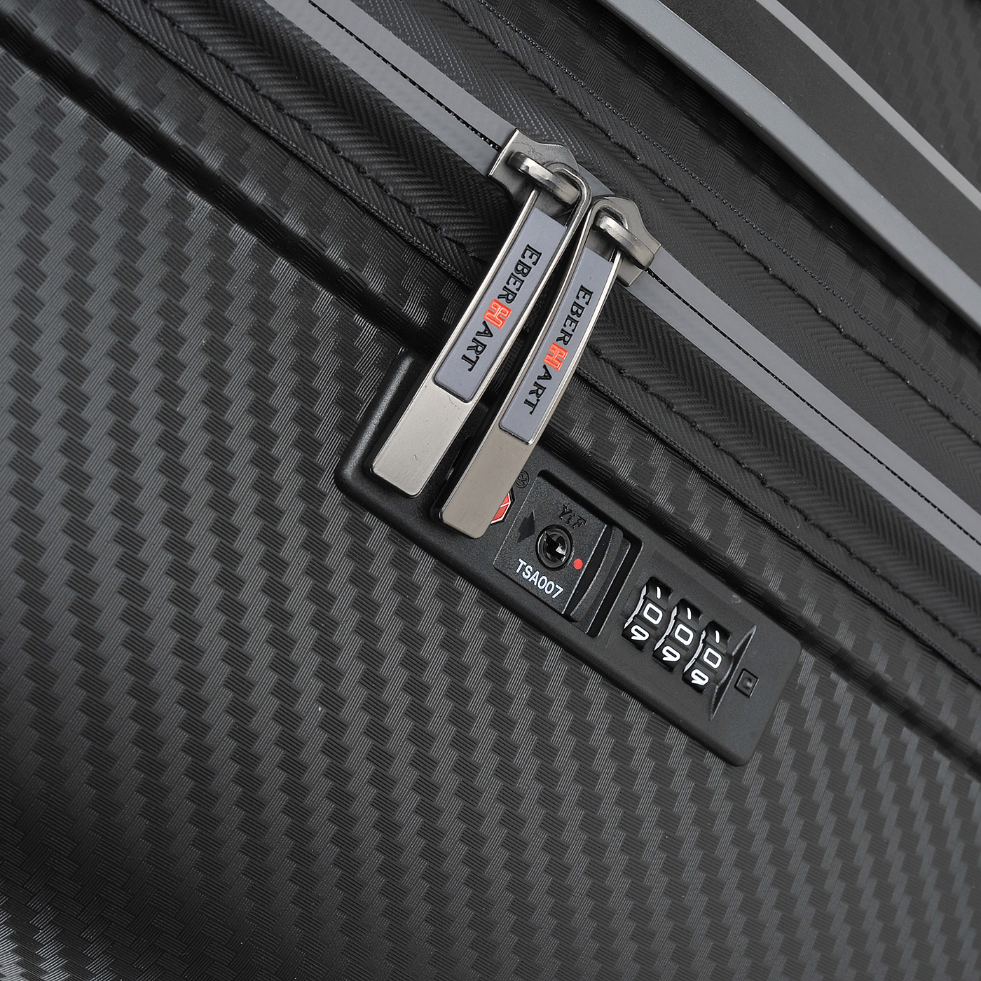 Чемодан большой L из полипропилена с кодовым замком Eberhart Vortex