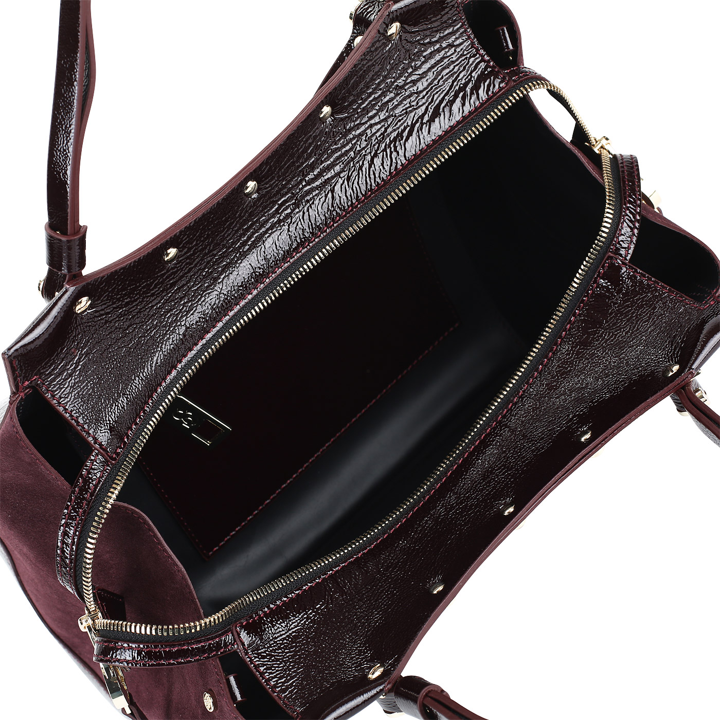 Комбинированная сумка на молнии Carlo Salvatelli Naplak