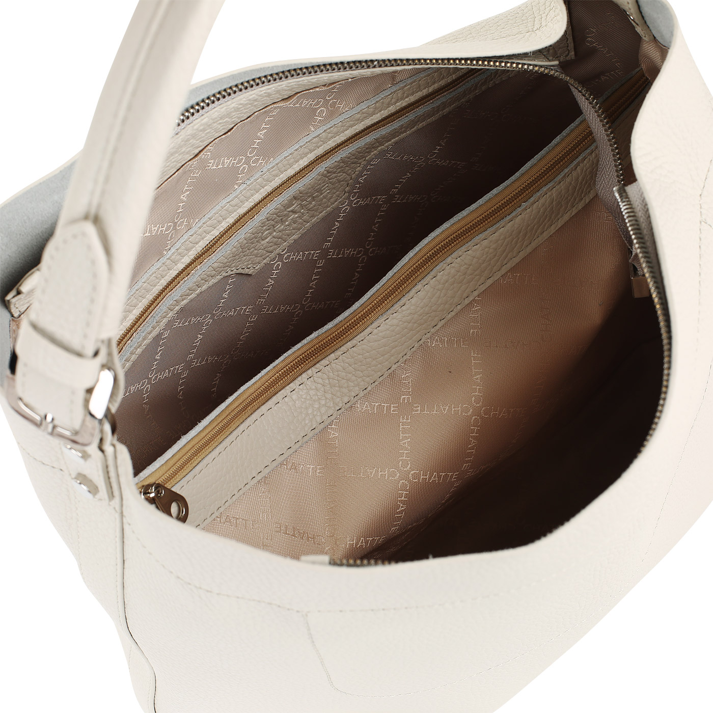 Кожаная сумка-хобо Chatte Marseille