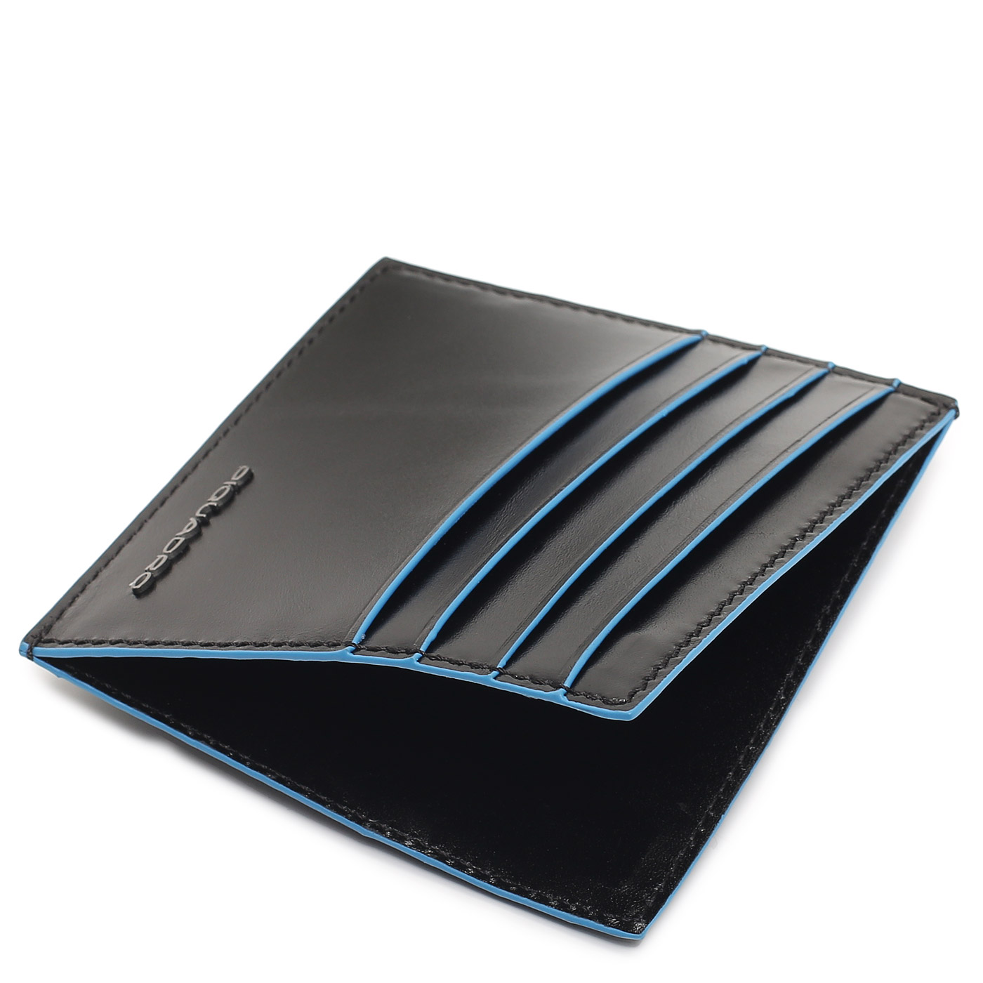 Кожаная визитница Piquadro Blue square