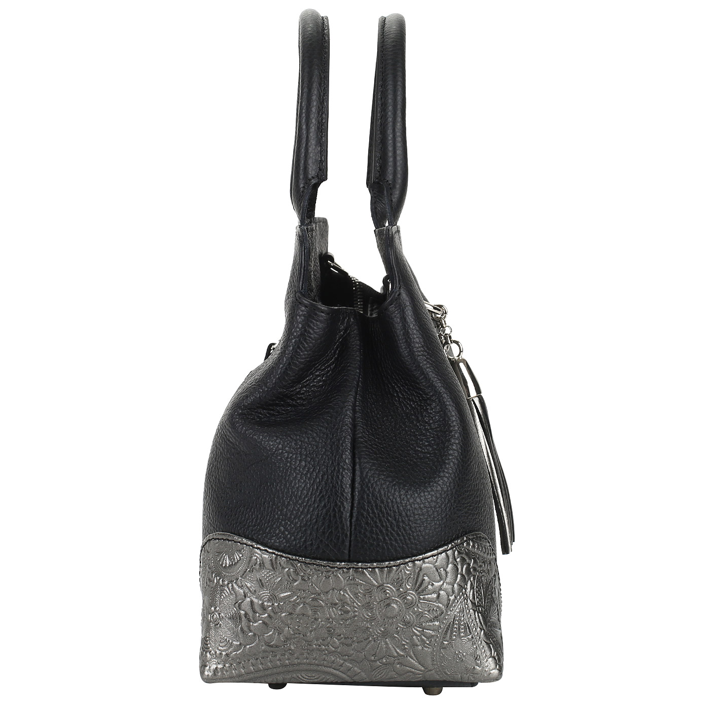 Кожаная сумка с декором Marina Creazioni 