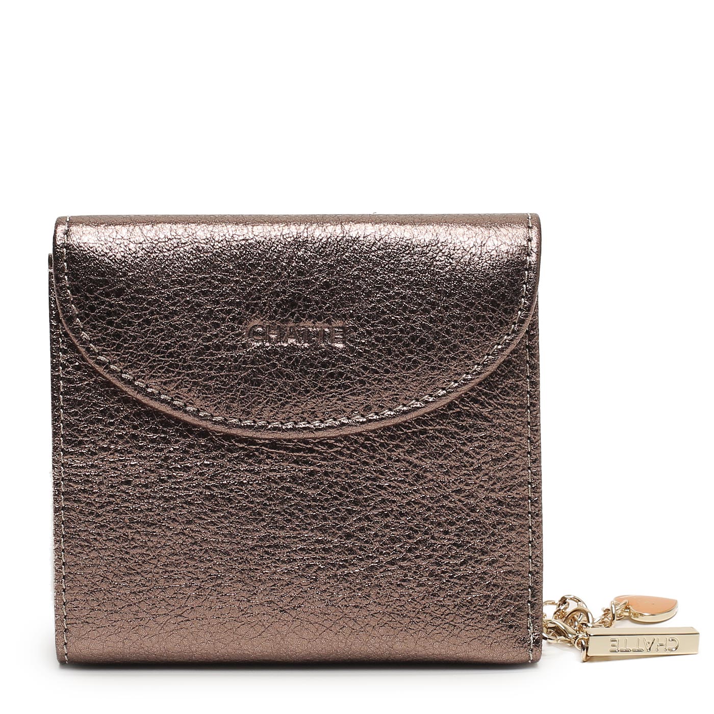 Chatte Кожаное портмоне на кнопке