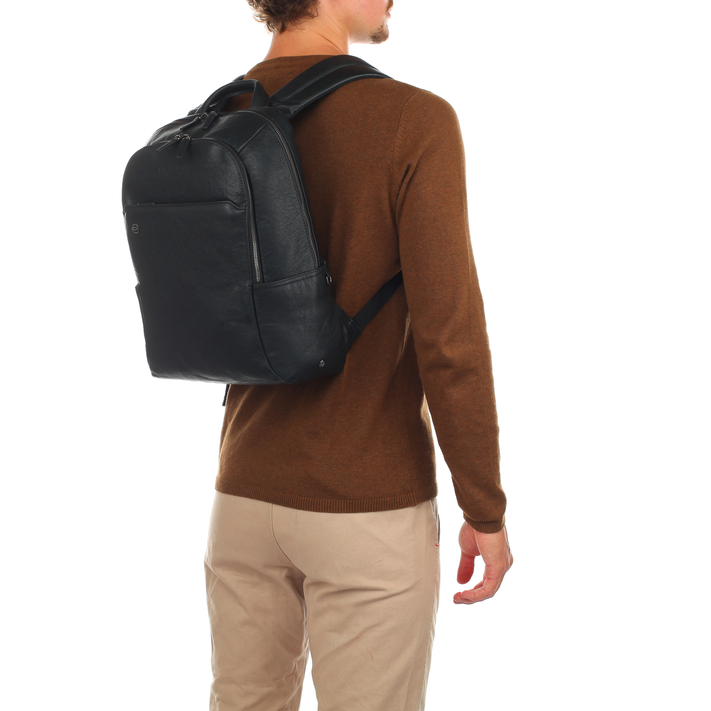 Деловой рюкзак с отделом для ноутбука Piquadro Black square