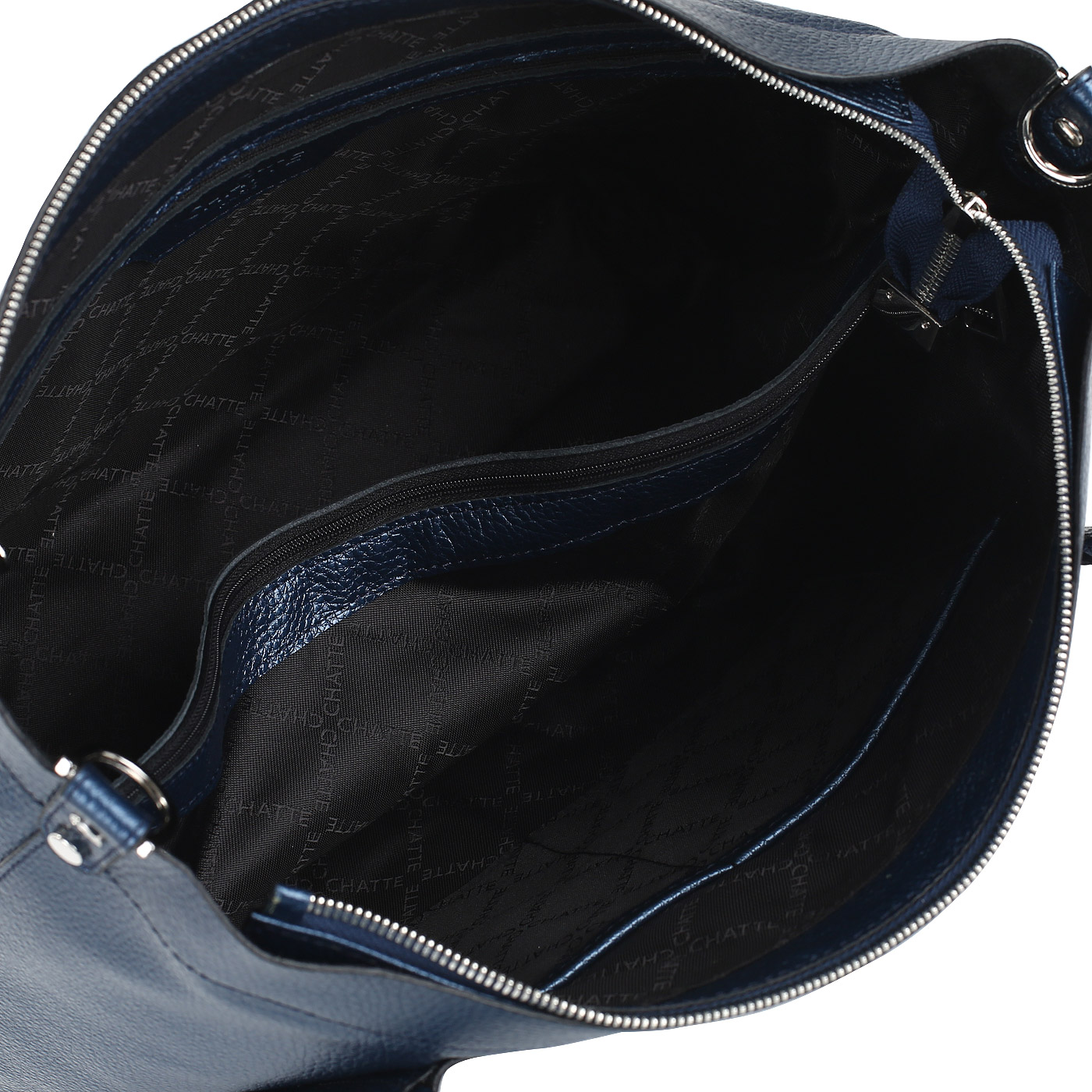 Сумка из металлизированной кожи Chatte 