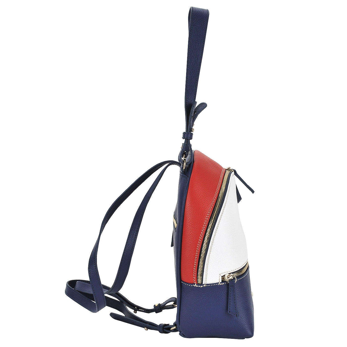 Кожаный женский рюкзак с длинной ручкой Marina Creazioni 0760
