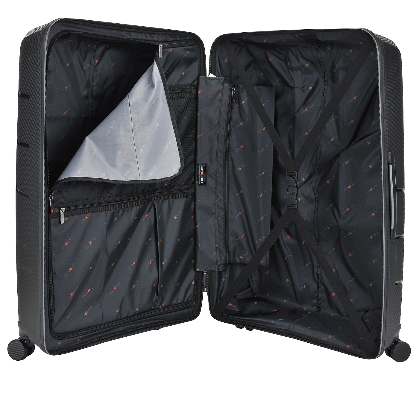 Чемодан большой L из полипропилена с кодовым замком Eberhart Vortex