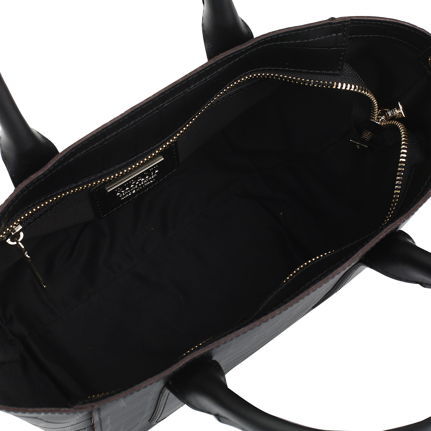 Сумка-трапеция из кожи Ripani Cannella