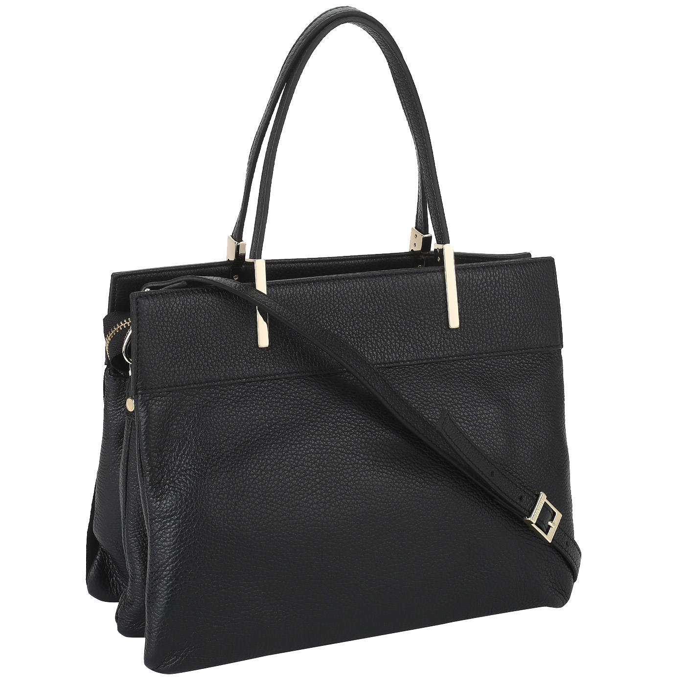 Мягкая сумка из кожи и замши Ripani Vanilla