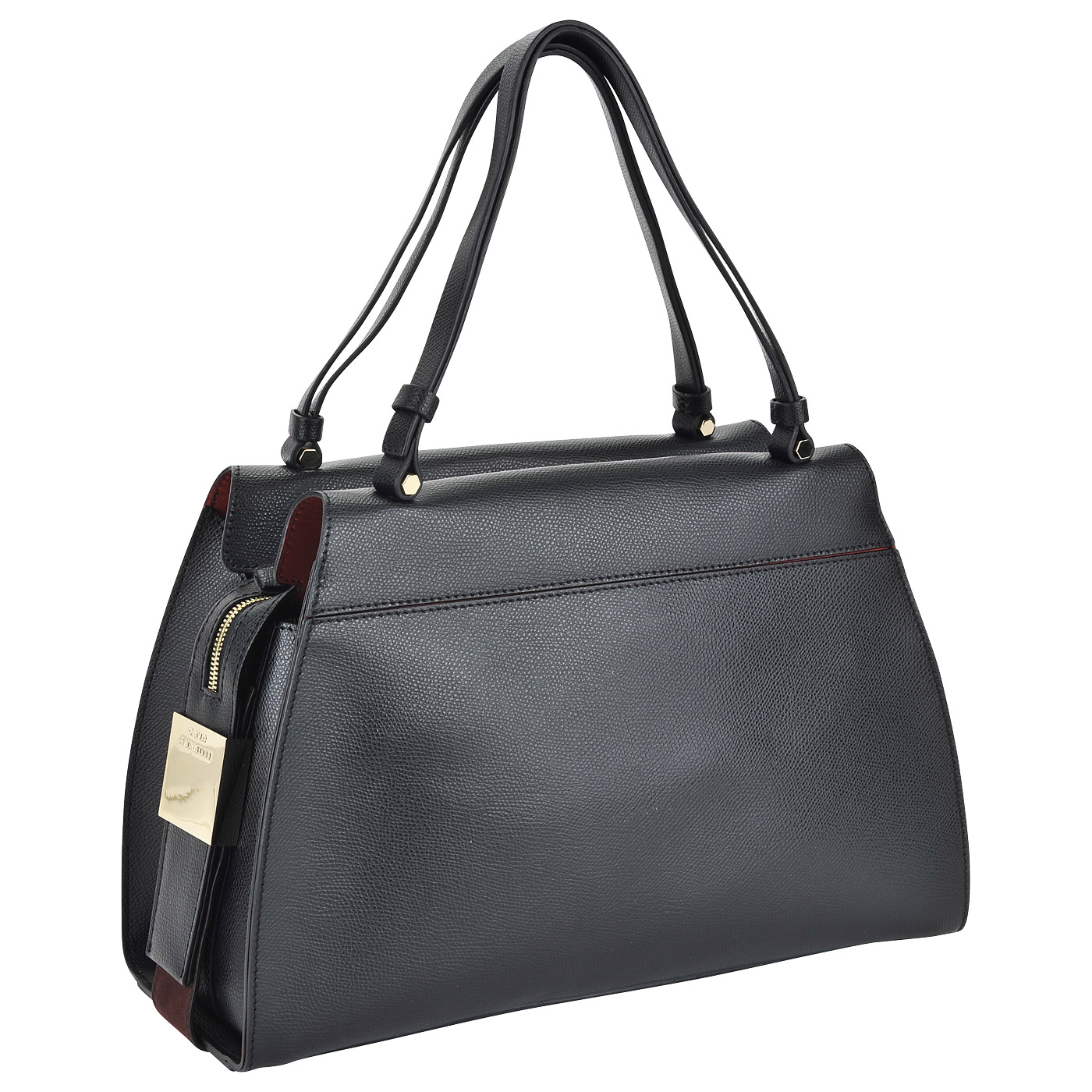 Женская кожаная сумка с длинными ручками Carlo Salvatelli Lord