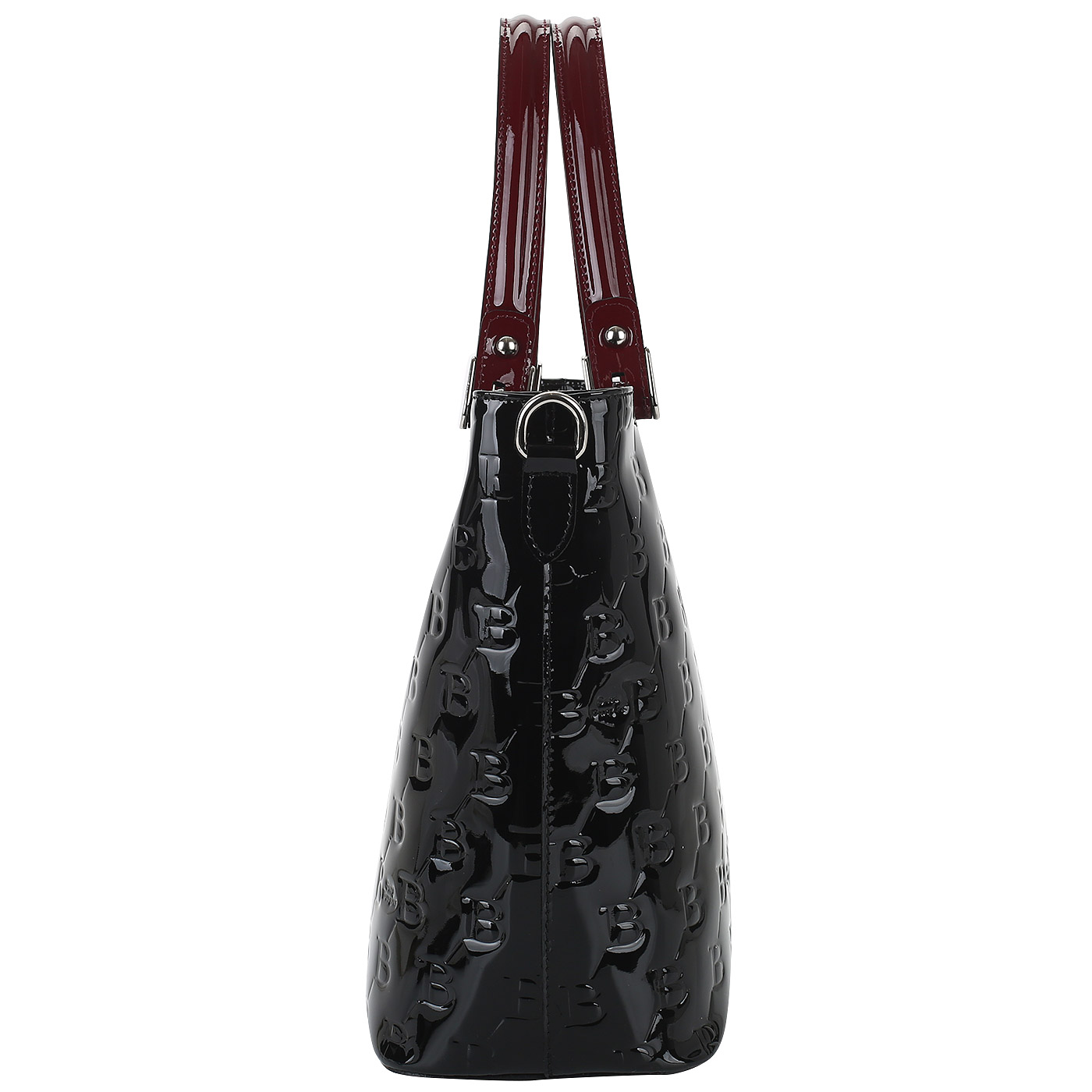 Лакированная сумка с тиснением Sara Burglar Diva