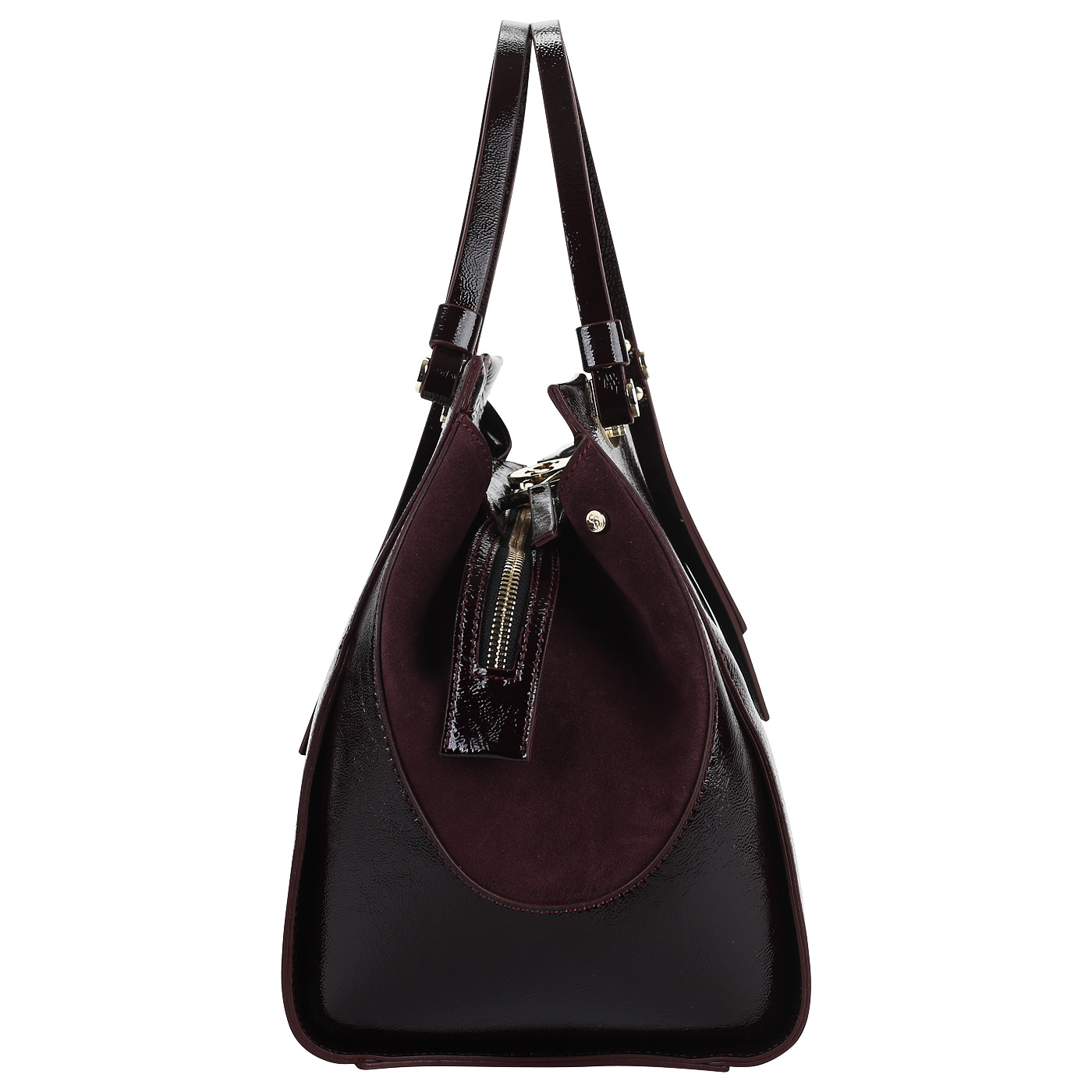 Комбинированная сумка на молнии Carlo Salvatelli Naplak