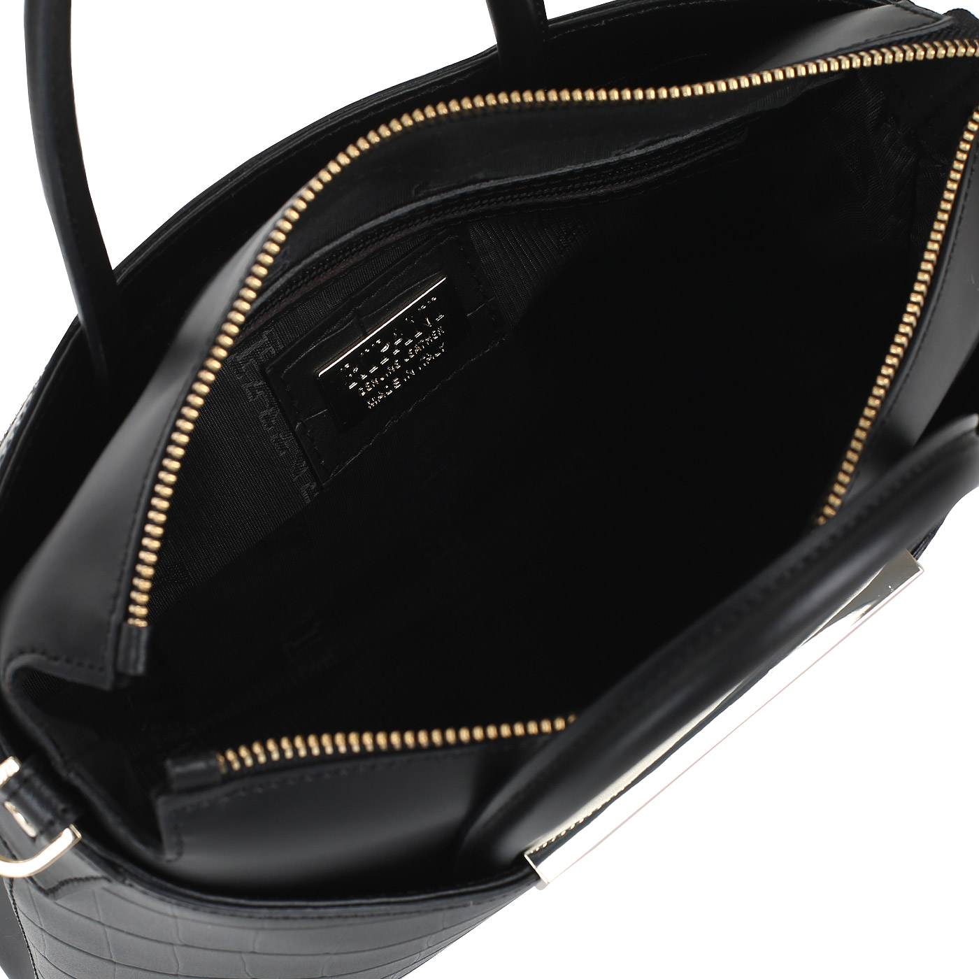 Сумка с отделкой под крокодила Ripani Capinera