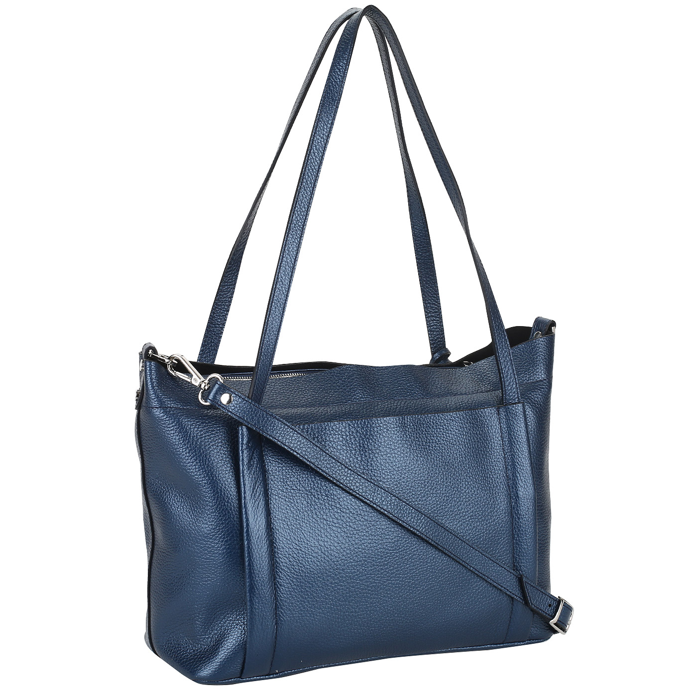 Сумка из металлизированной кожи Chatte 