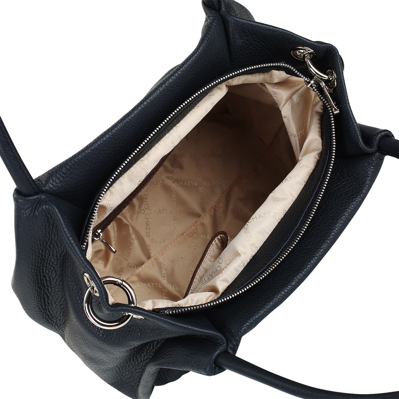 Мягкая сумка из натуральной кожи Chatte 