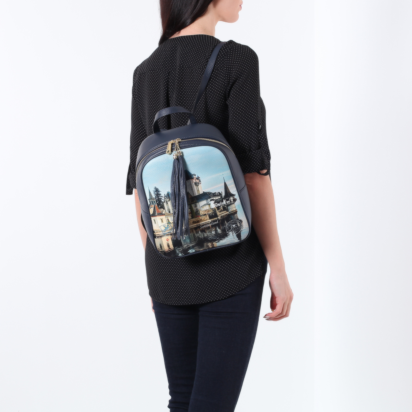 Городской рюкзак с принтом Chatte 