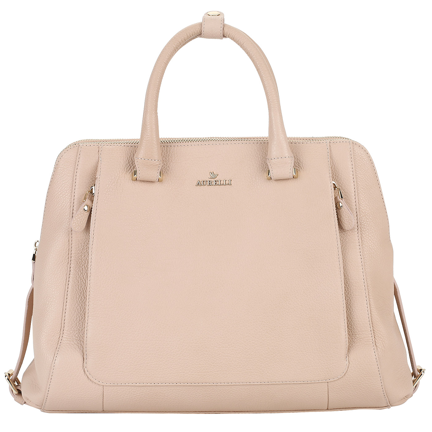 Aurelli Розово-бежевая сумка