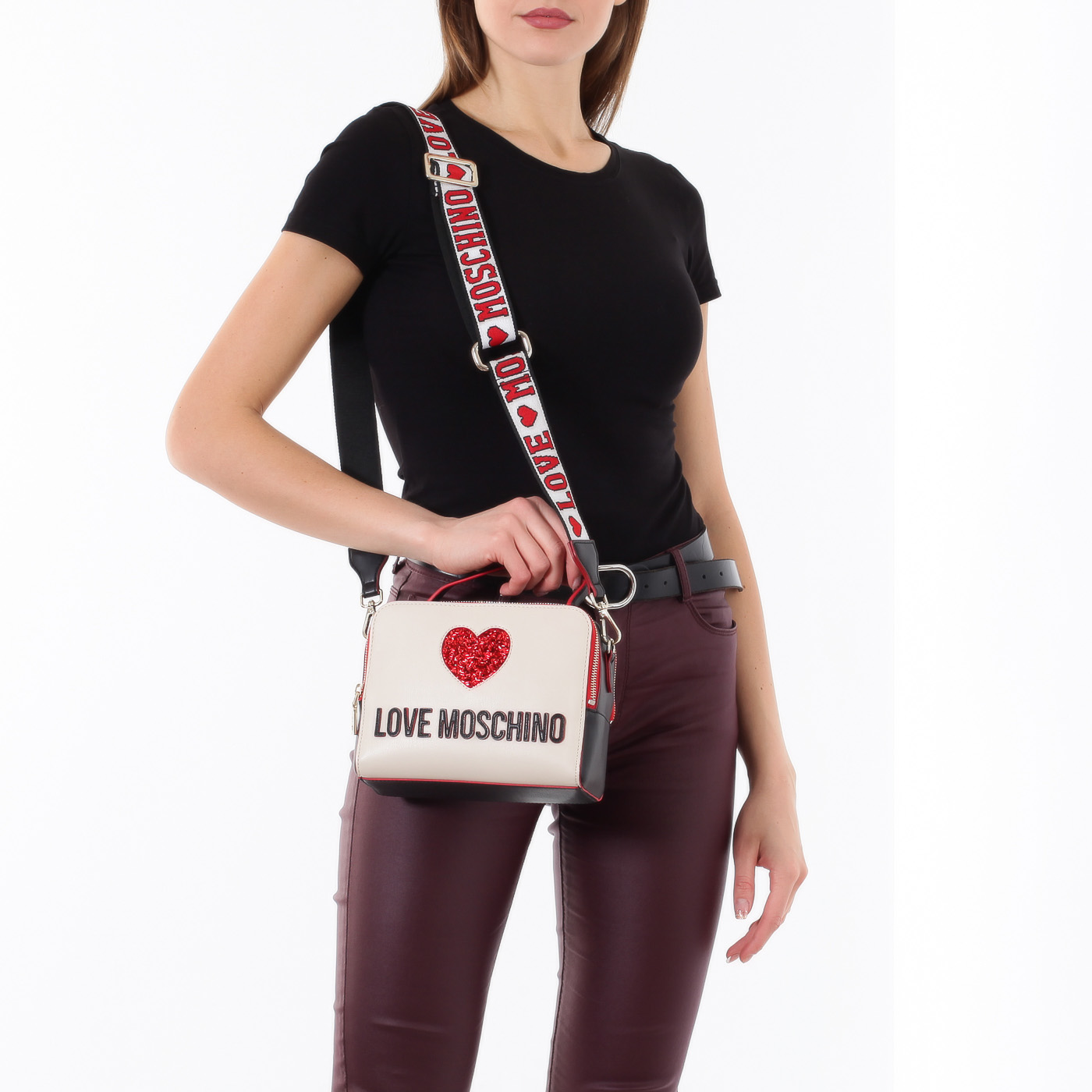Сумочка с двумя отделами Love Moschino Back to school