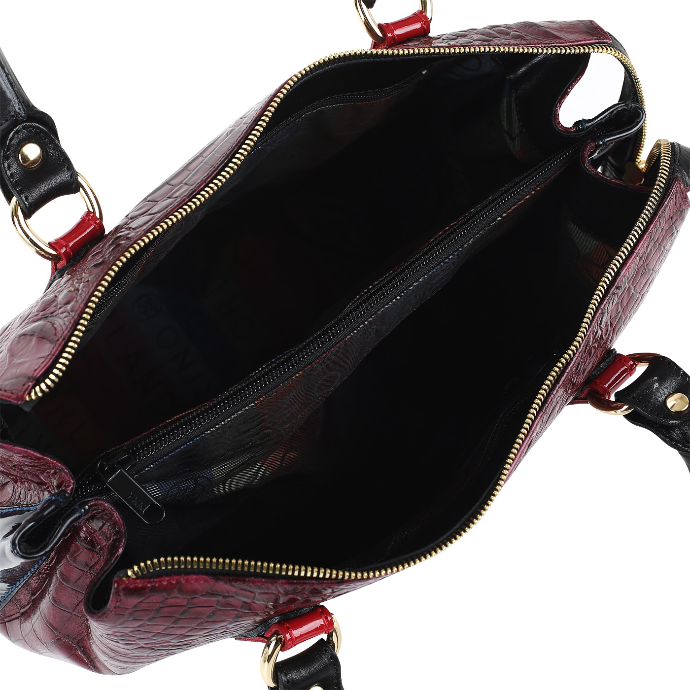 Сумка с отделкой под крокодиловую кожу Marino Orlandi 