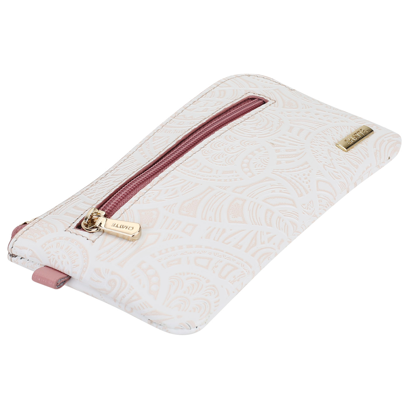 Ключница с розовым тиснением Chatte Bloom