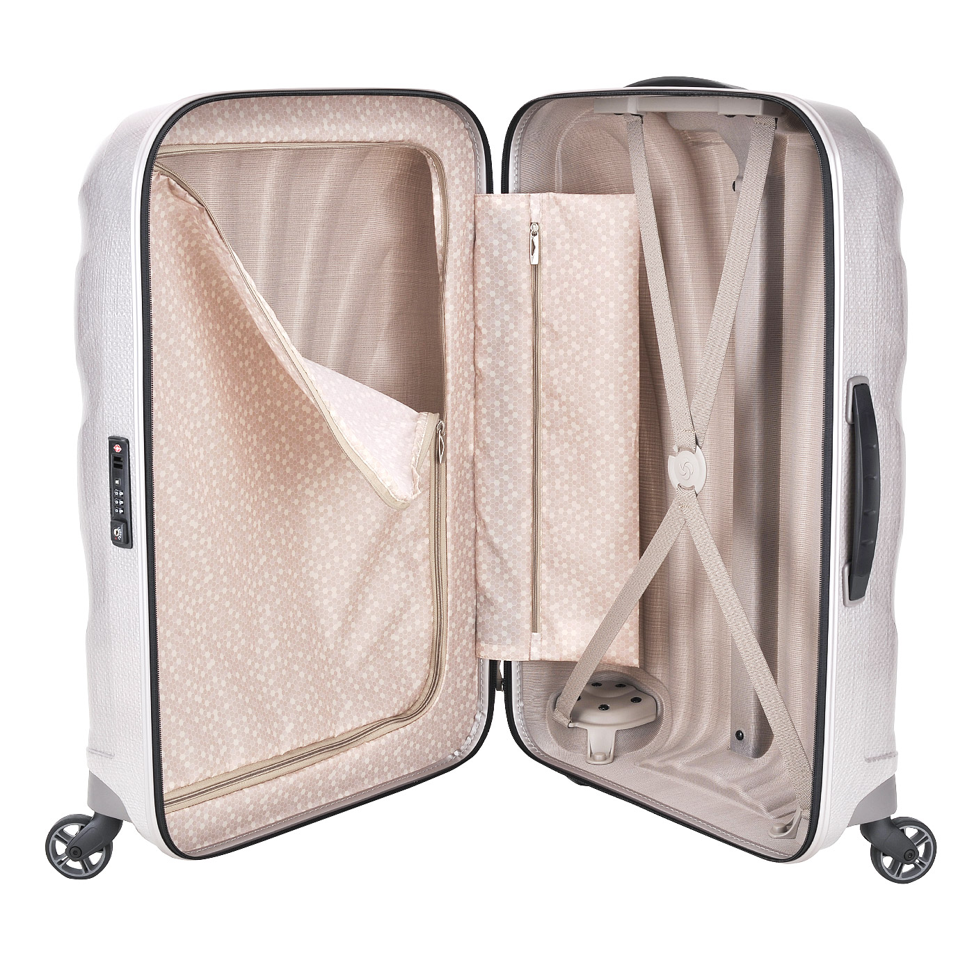 Чемодан средний M из материала Curv Samsonite Cosmolite