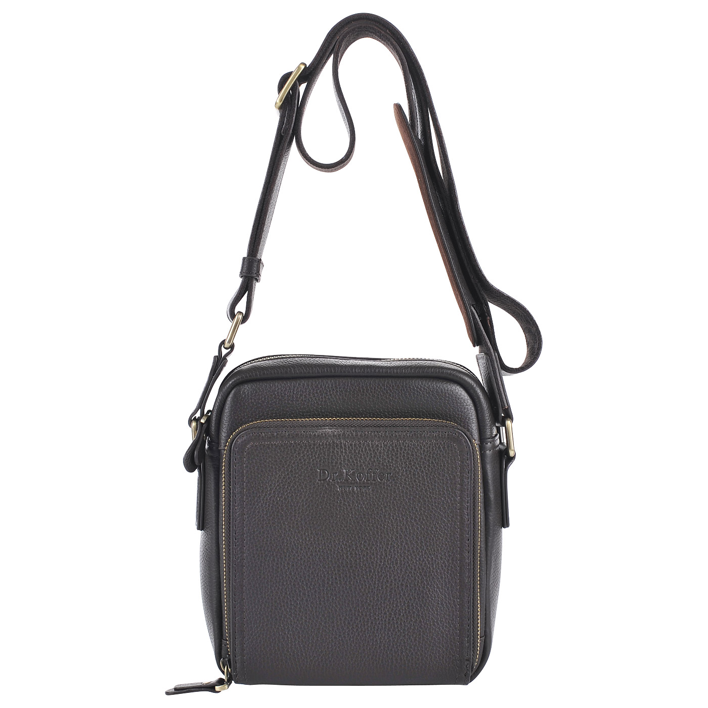 Dr. Koffer Мужская кожаная сумка через плечо