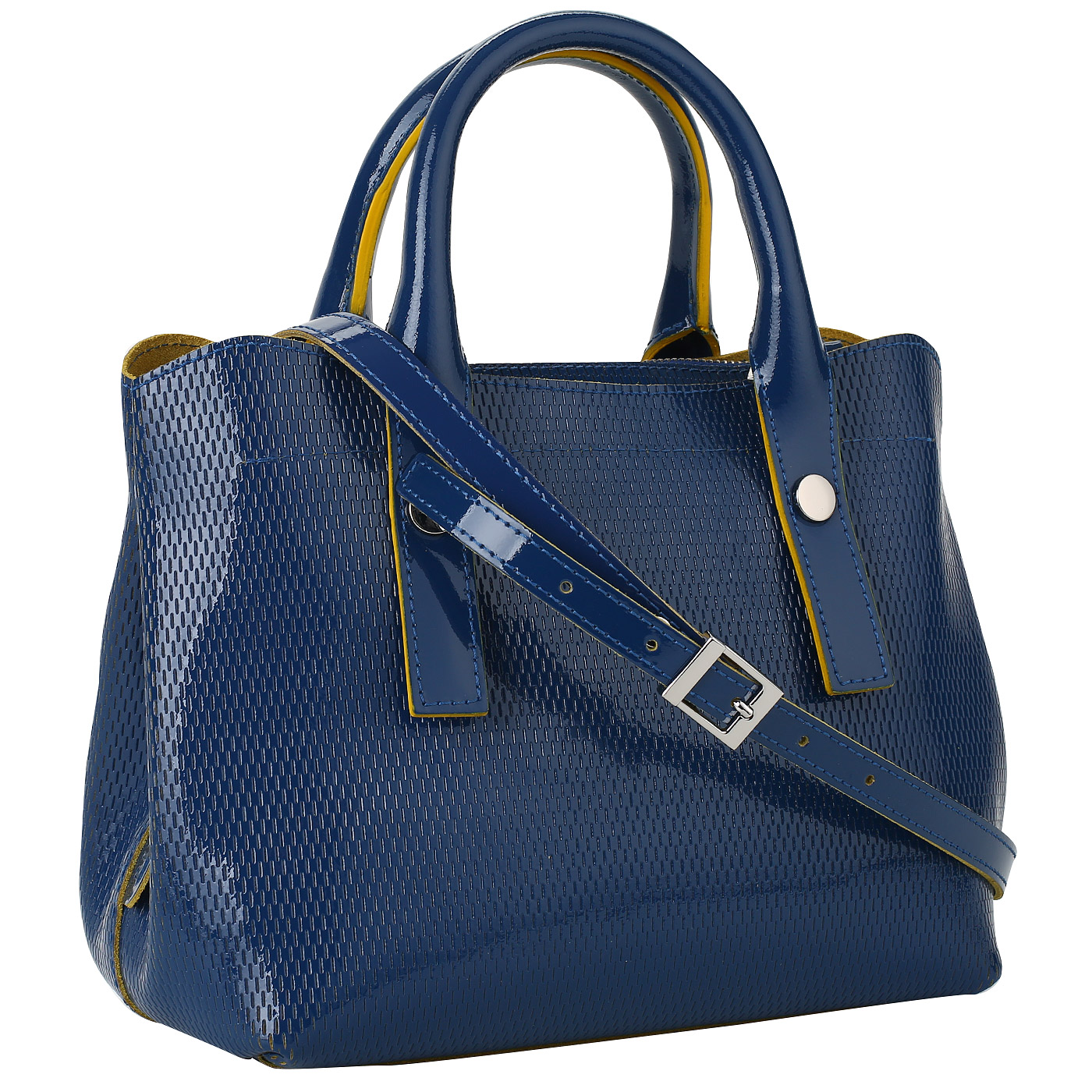 Лаковая сумочка из натуральной кожи Ripani Glassa