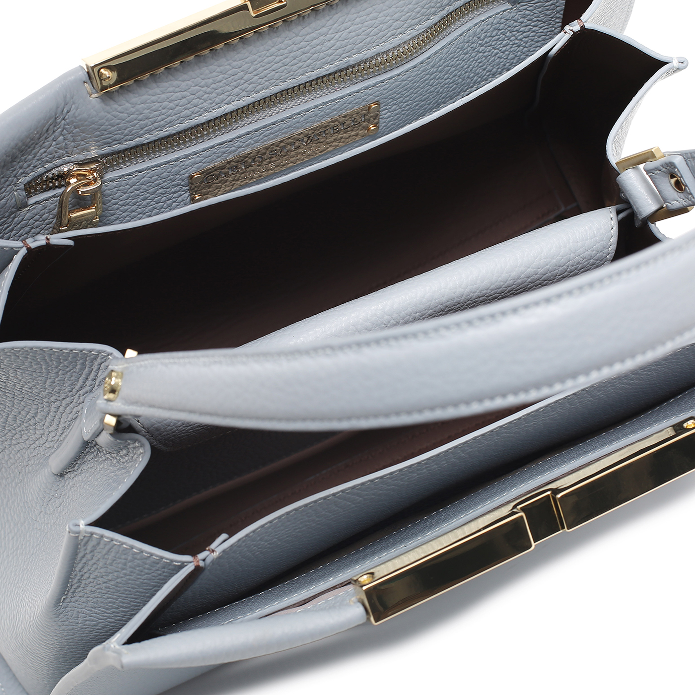 Кожаная сумка Carlo Salvatelli Josephine gemma